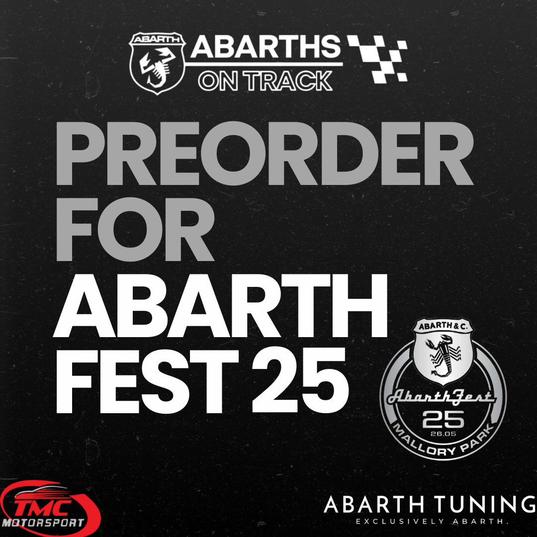 Get Ready for Abarth Fest 25 – Pre-Order Now and Collect at Mallory Park!