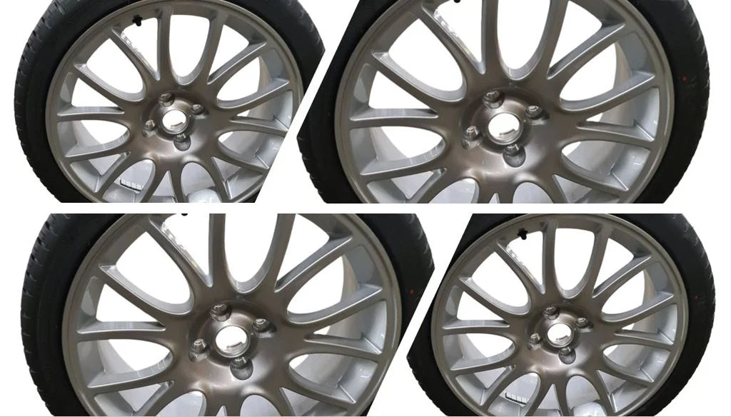 Genuine Abarth 17" Silver Alloy Wheel & Tyre Kit - 500 Abarth - Abarth Tuning