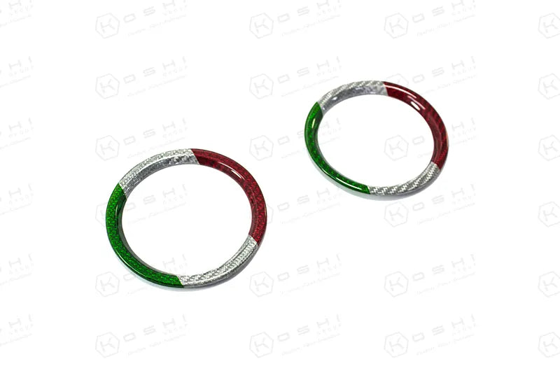 Abarth 595 Dashboard Air Vent Frame Cover - Carbon Fibre - Abarth Tuning