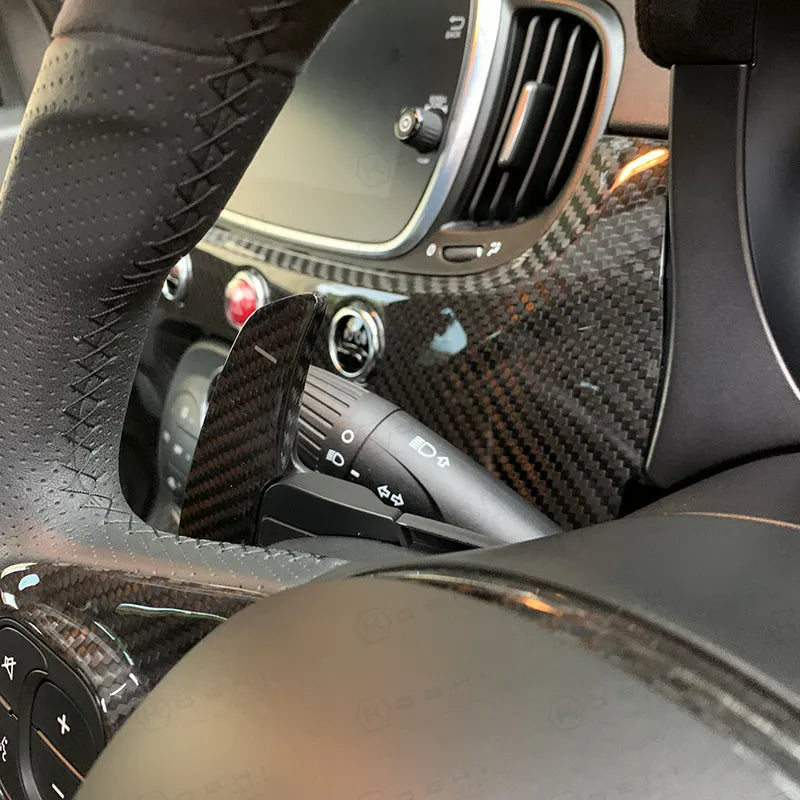 Abarth 500 / 595 / 695 Paddle Shifters - Carbon Fibre - Abarth Tuning