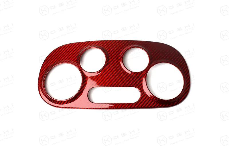 Abarth Fiat 500 AC Climate Control Cover - Carbon Fibre - Abarth Tuning