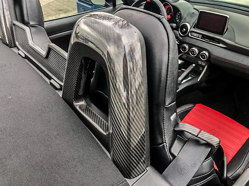 Abarth 124 Rear Seat Cover - Carbon Fibre - Abarth Tuning