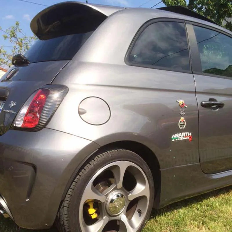 Abarth 500 Rear Light Cover - Carbon Fibre - Abarth Tuning