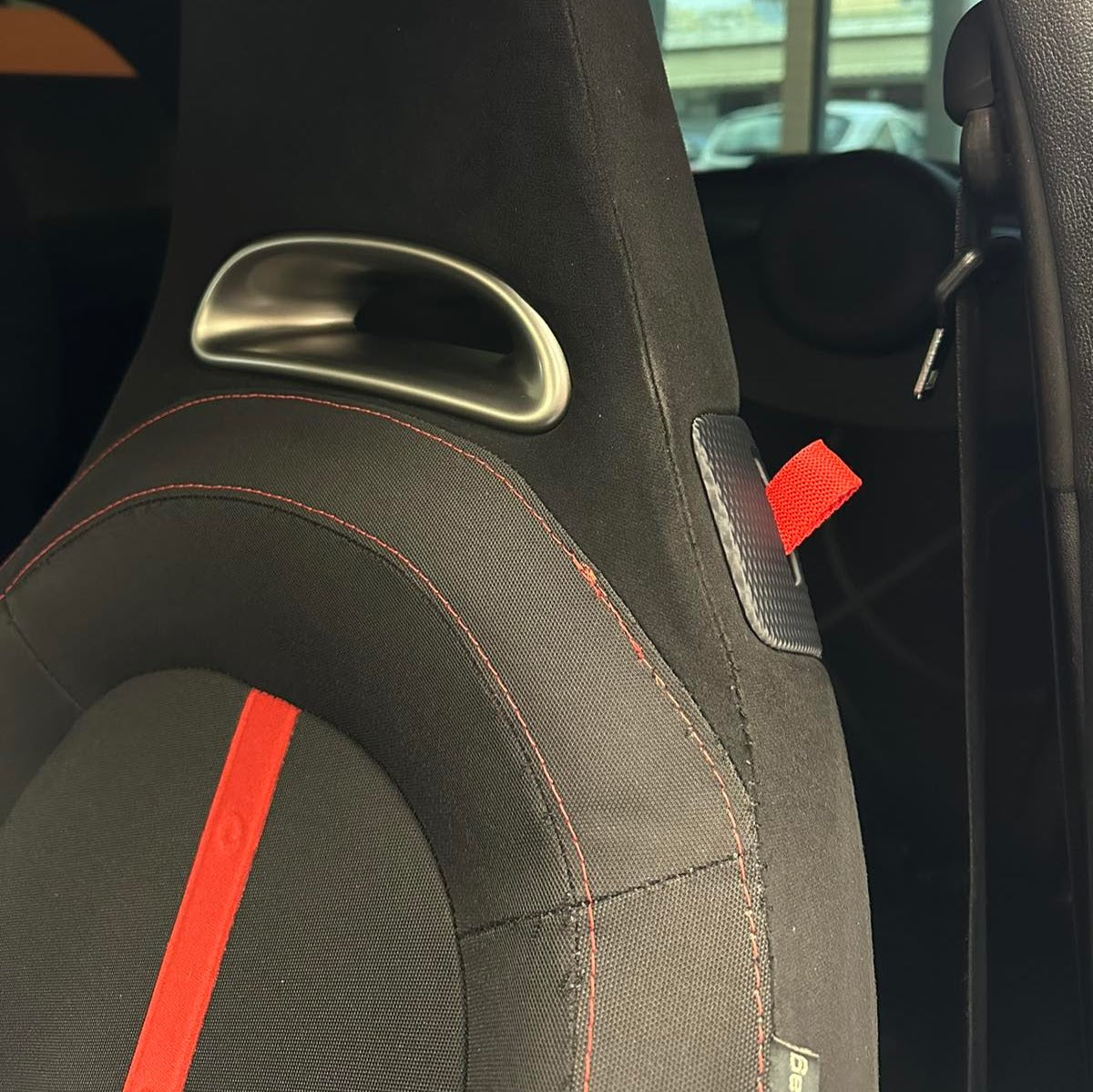 Abarth Seat Tilt Pull Handles Pair for Original Seats By Car Sketch - Abarth Tuning