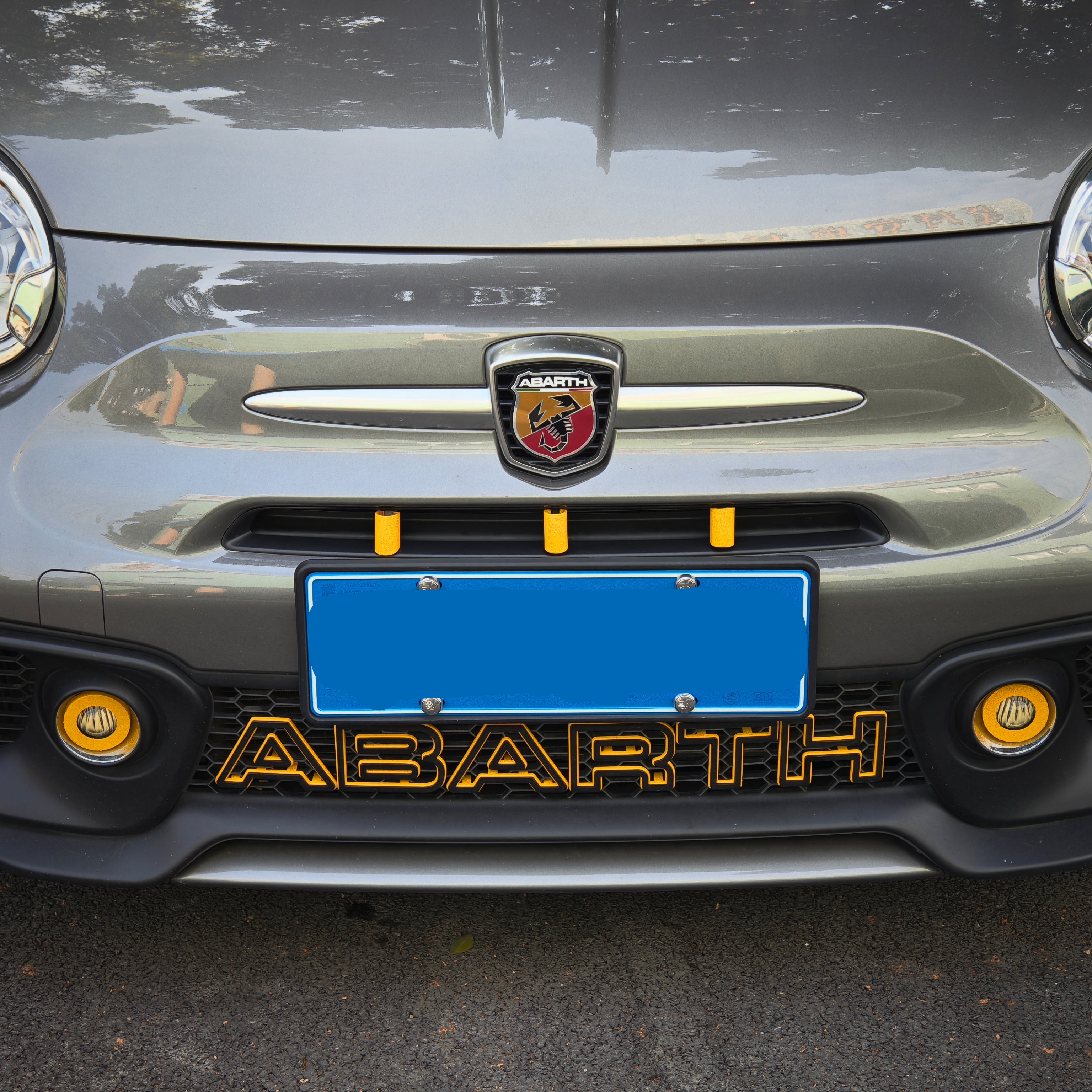 Abarth 500 / 595 / 695 Front Intake Grill Covers & Fog Lamp Covers - Abarth Tuning