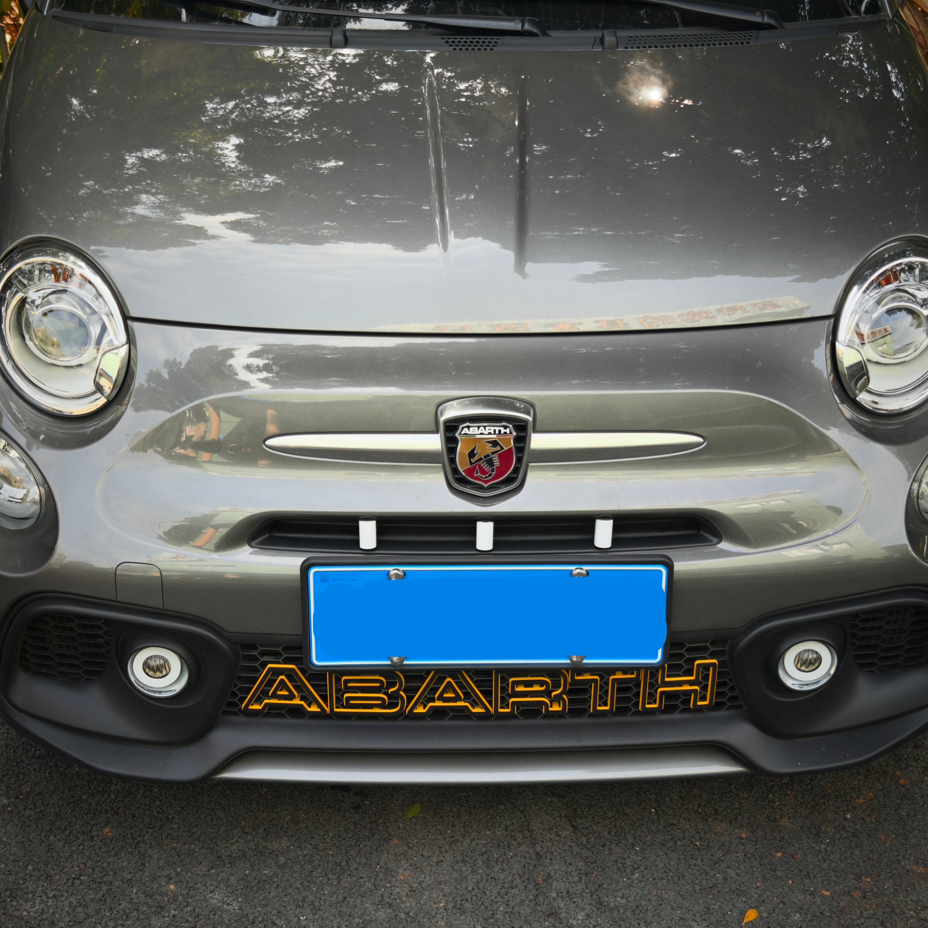 Abarth 500 / 595 / 695 Front Intake Grill Covers & Fog Lamp Covers - Abarth Tuning