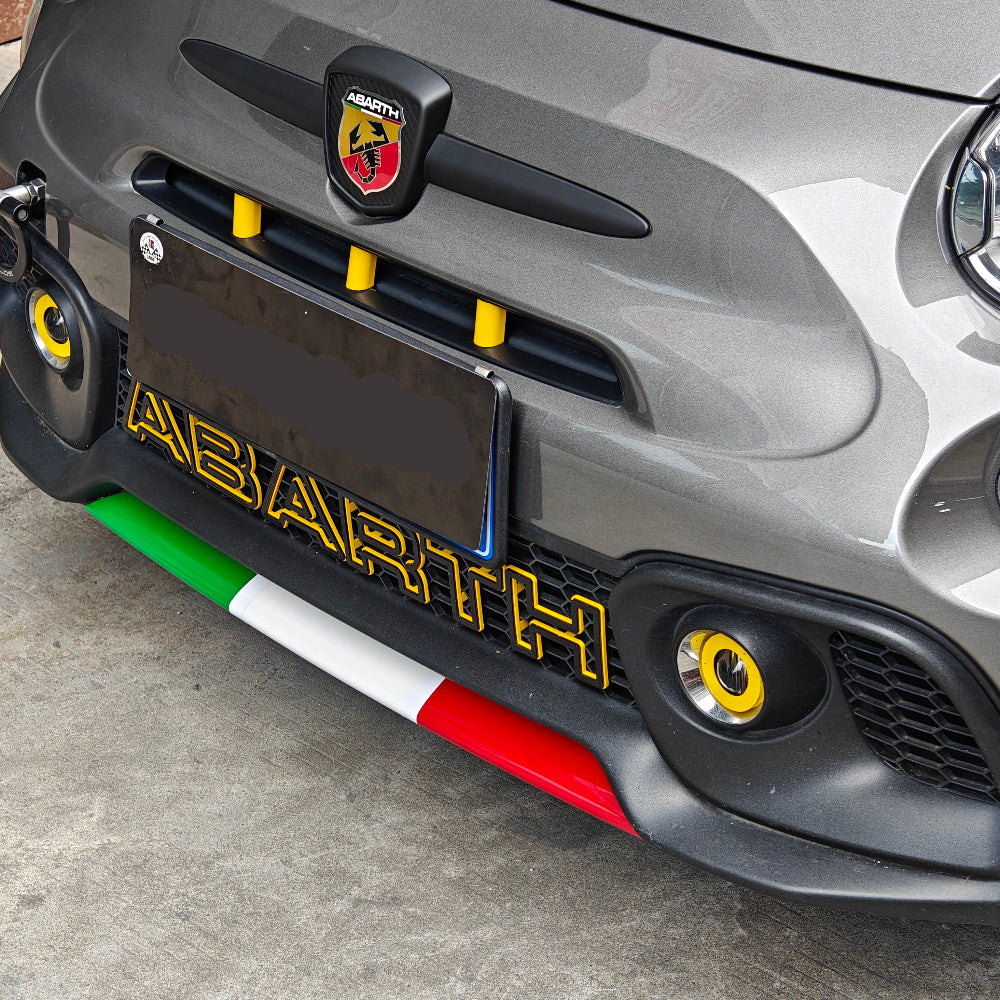 Abarth 595 / 695 ABS Front Splitter Lip - Various Colours - Abarth Tuning