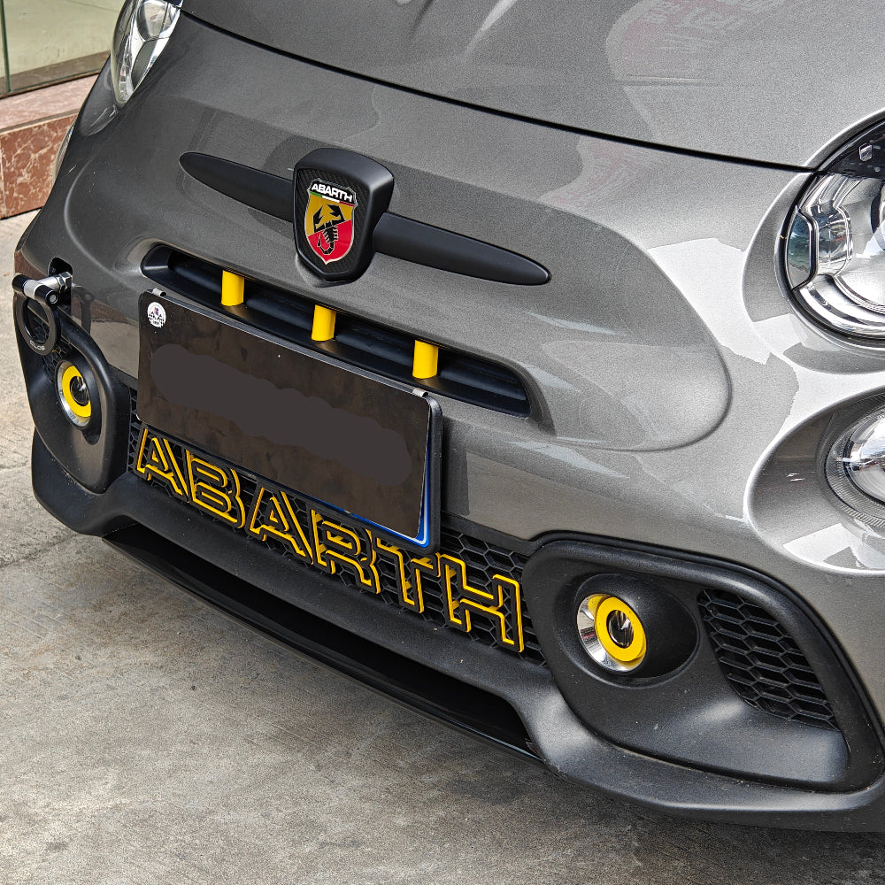 Abarth 595 / 695 ABS Front Splitter Lip - Various Colours - Abarth Tuning