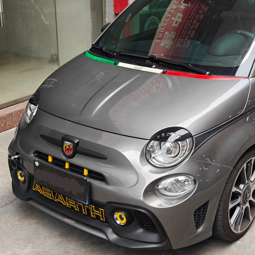 Abarth 595 / 695 ABS Front Splitter Lip - Various Colours - Abarth Tuning