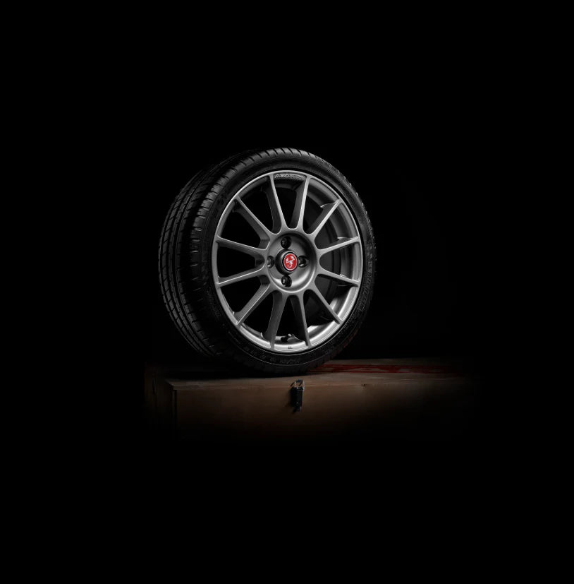 Genuine Abarth 17" Titanium Alloy Wheel & Tyre Kit - 500 Abarth - Abarth Tuning