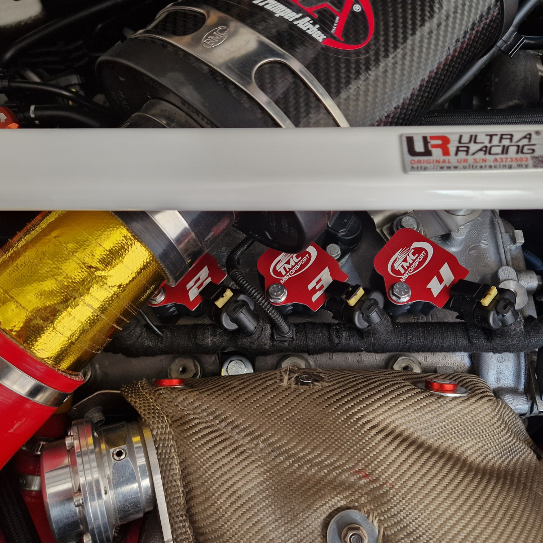 Abarth 500 / 595 / 695 TMC Motorsport Zündspulenpaket Aluminiumabdeckungssatz
