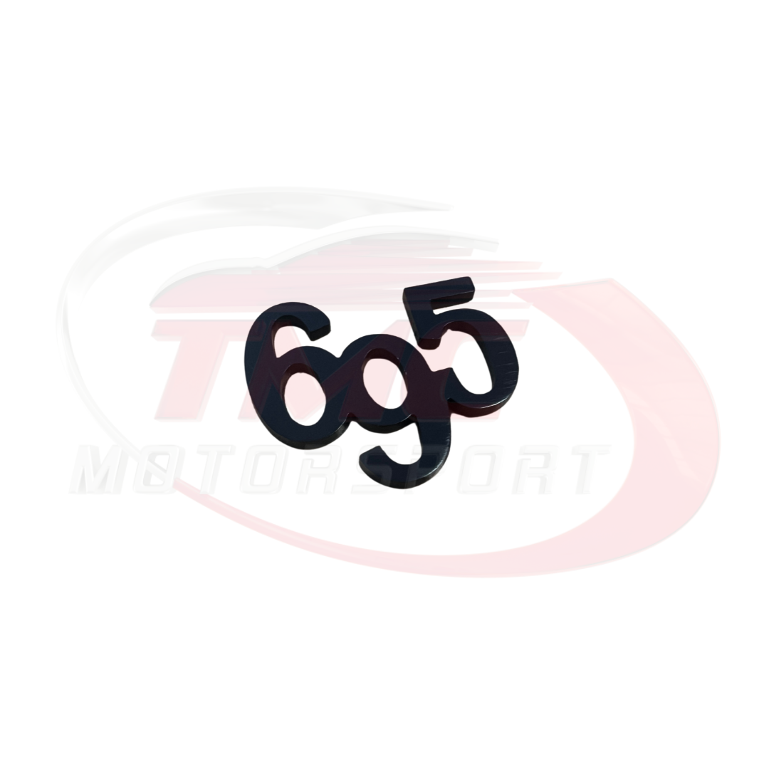 Abarth 695 Badge Black or Silver 5 cm x 4 cm