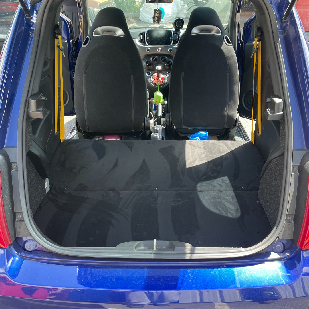 TMC Motorsport Complete Rear Seat Delete Kit for Abarth 500 / 595 / 695