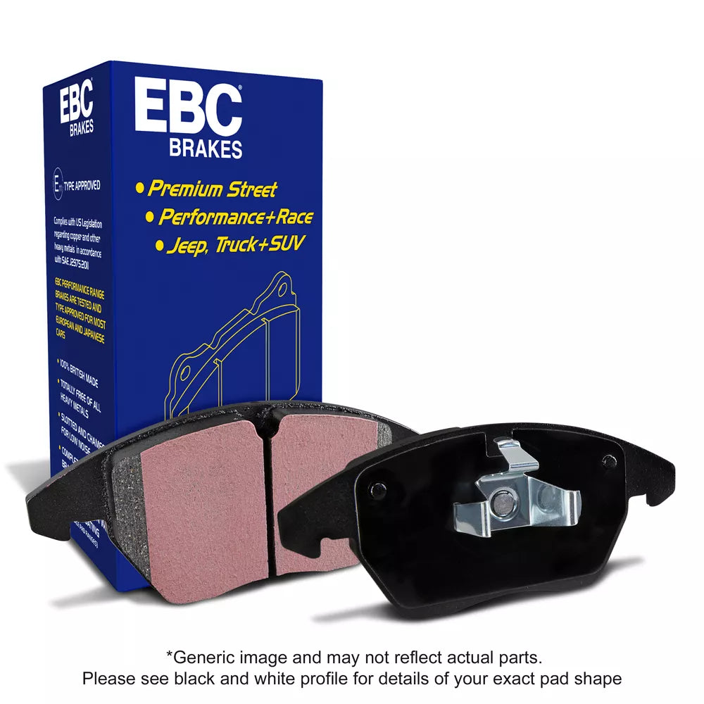 Abarth 124 Spider EBC Rear Brake Pads - Abarth Tuning