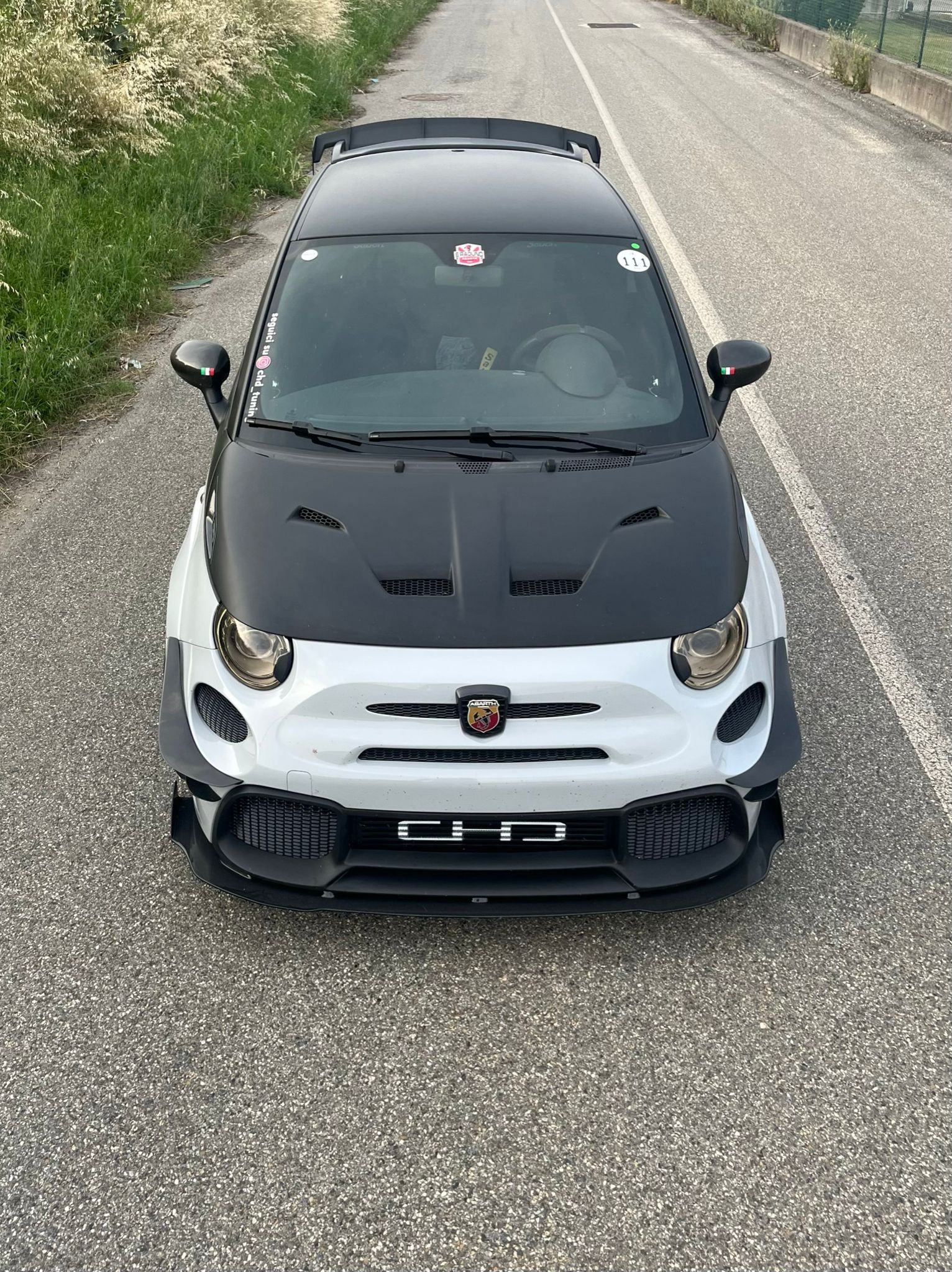 CHD Tuning Front Splitter GT3 Look for Abarth 500/595/695 - Abarth Tuning