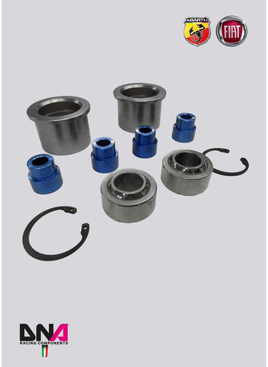 Abarth 500 / 595 / 695 Rear Axle Uniball Kit - DNA RACING - Abarth Tuning