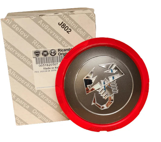 Genuine Abarth Centre Cap - 500 & Punto Evo Abarth - Abarth Tuning