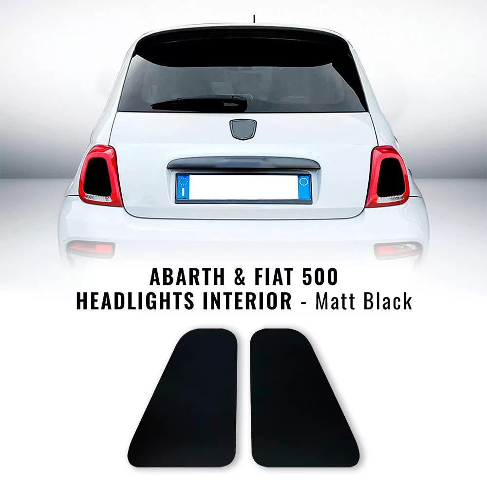 Abarth 595/695 Series 4 Cars Only Central Tail Light Stickers - Pair