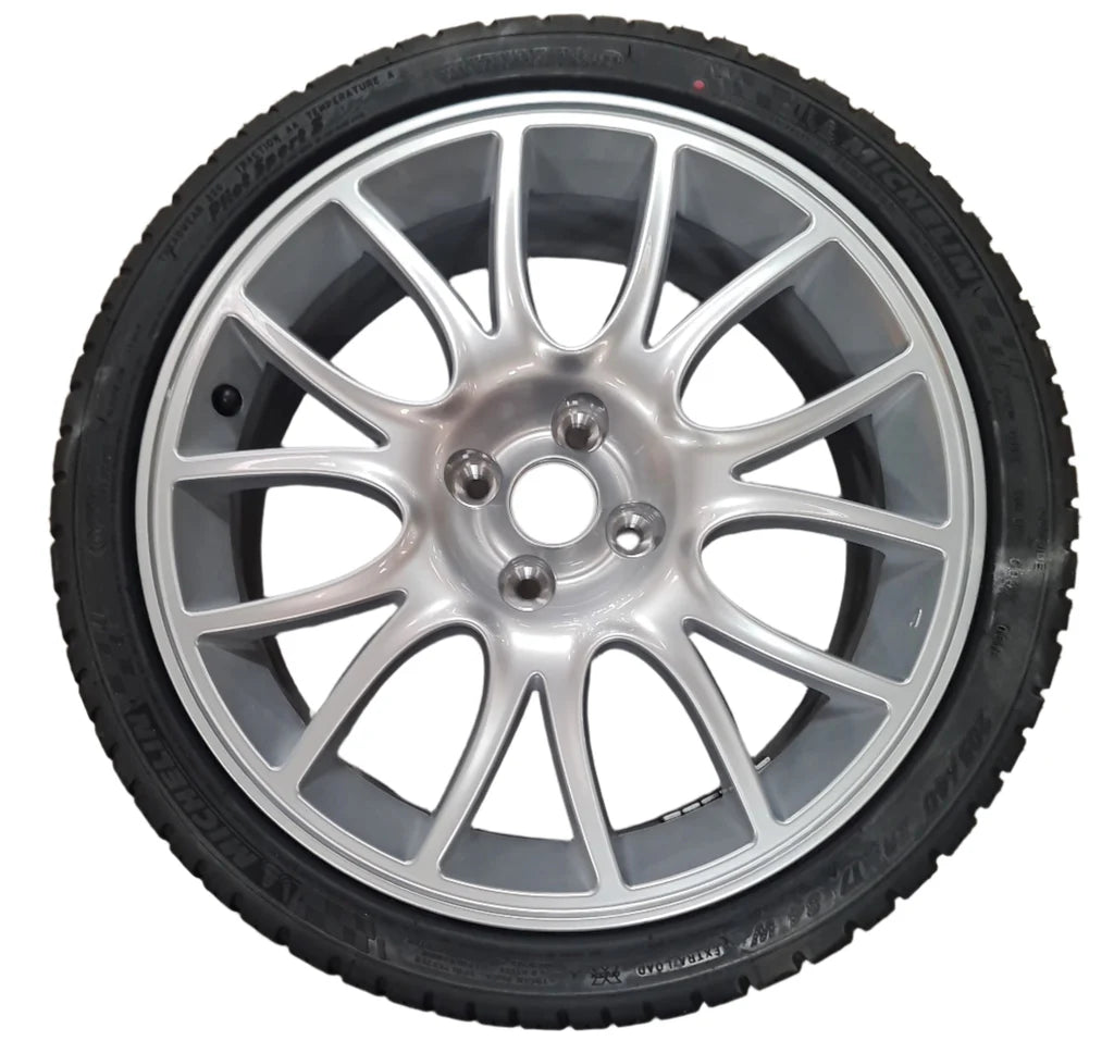 Genuine Abarth 17" Silver Alloy Wheel & Tyre Kit - 500 Abarth - Abarth Tuning