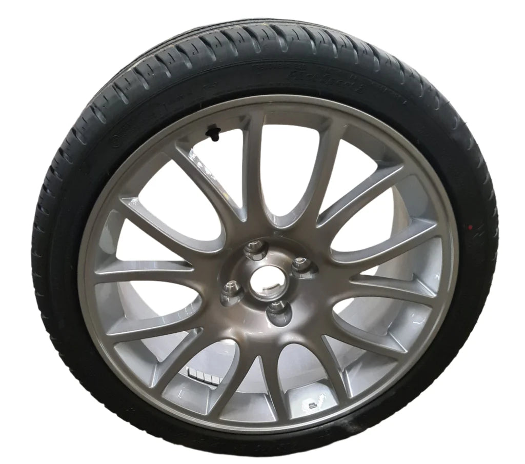 Genuine Abarth 17" Silver Alloy Wheel & Tyre Kit - 500 Abarth - Abarth Tuning