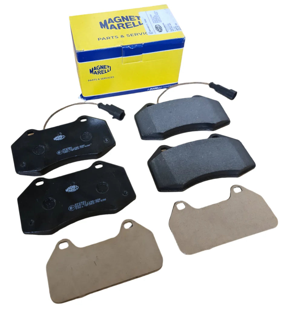 Abarth Brake Pads, Front (Floating - Brembo 4 Pot Caliper) - 500 Abarth 2016> Competizione - Abarth Tuning