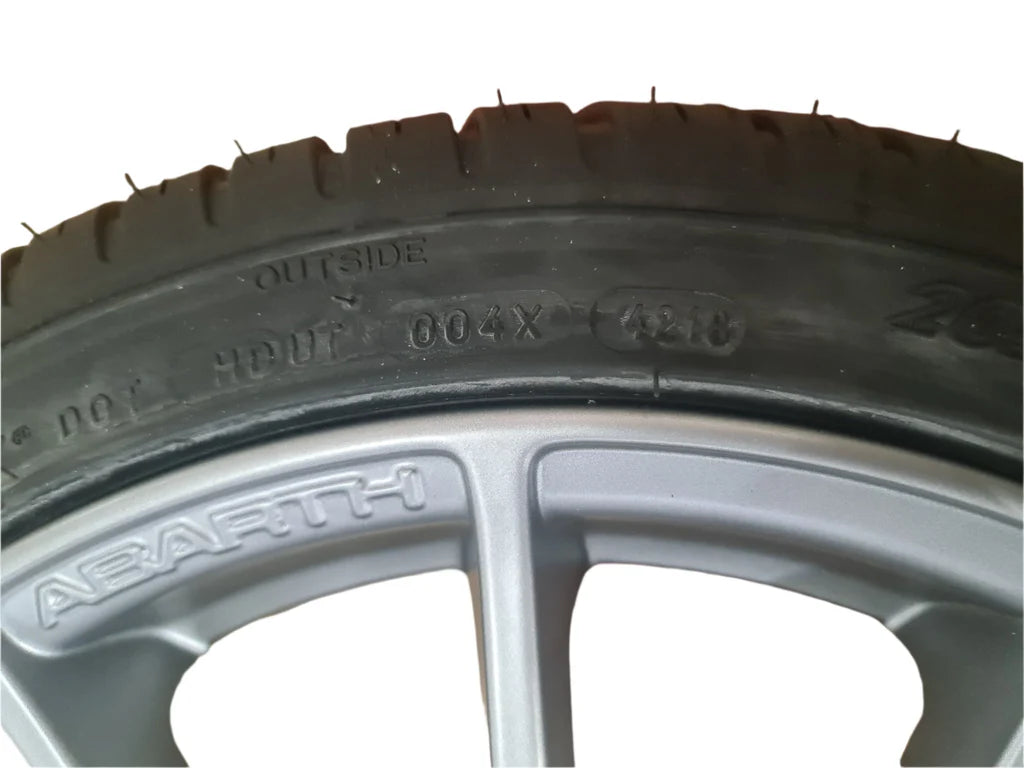 Genuine Abarth 17" Titanium Alloy Wheel & Tyre Kit - 500 Abarth - Abarth Tuning