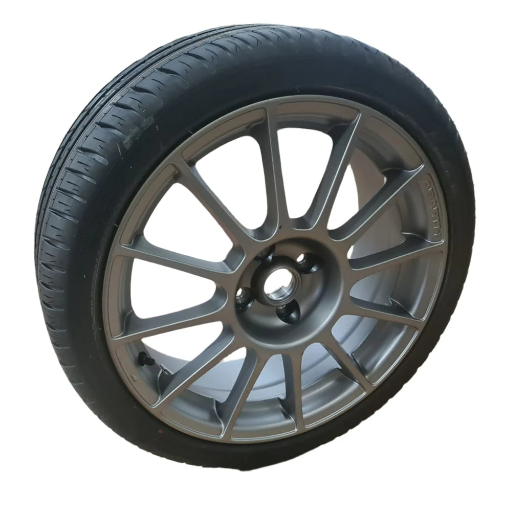 Genuine Abarth 17" Titanium Alloy Wheel & Tyre Kit - 500 Abarth - Abarth Tuning