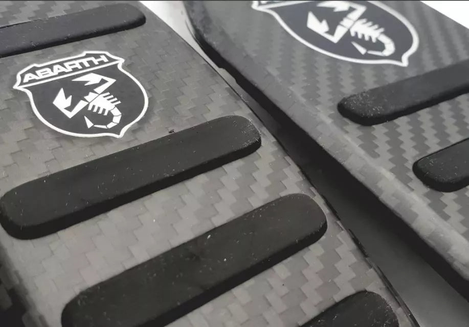 Genuine Abarth Carbon Pedal Set - 500 Abarth Auto - (LHD) - Abarth Tuning