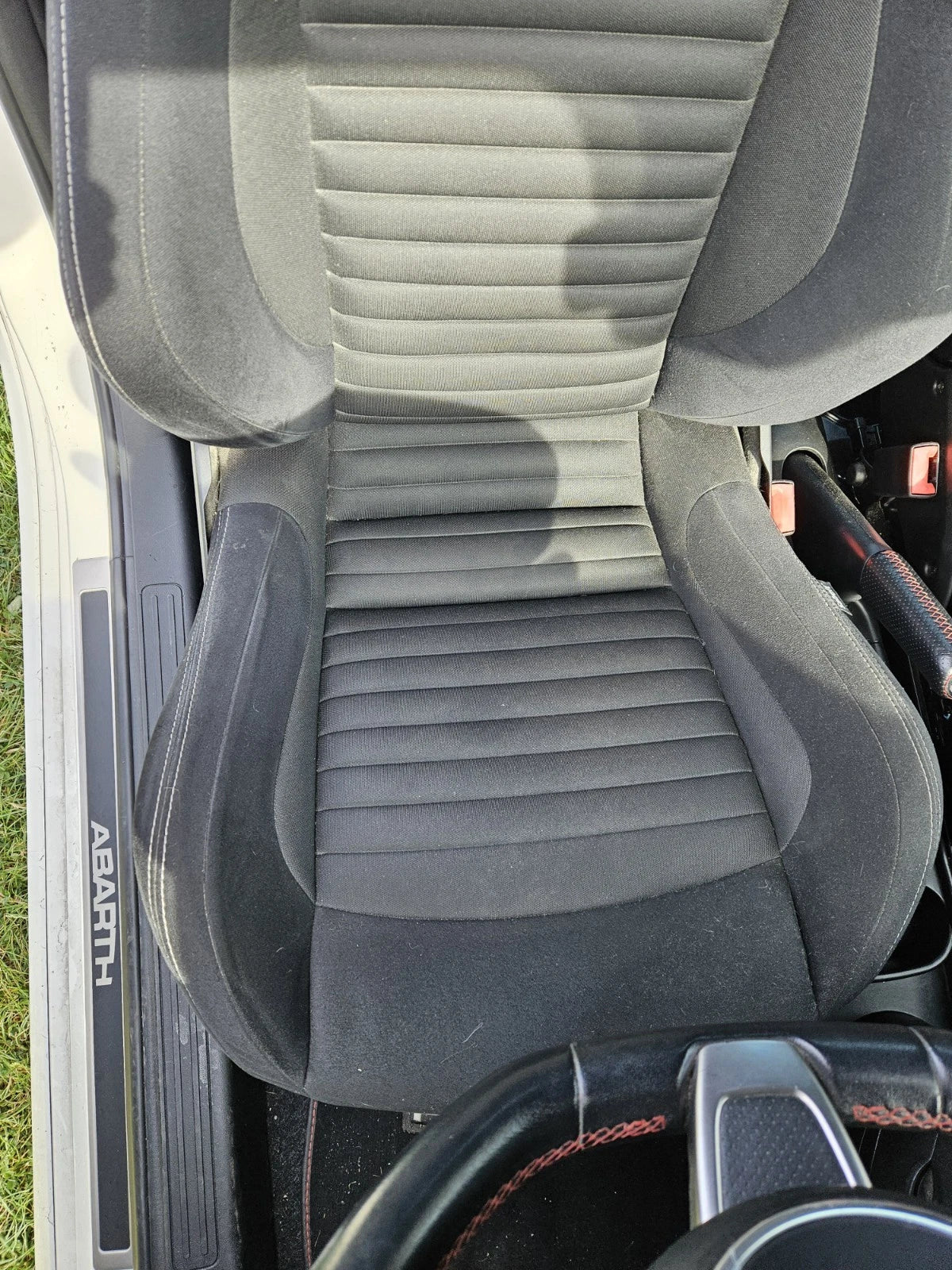 Used Genuine Abarth Sabelt 70 GT Alcantara Front Seats Only - Abarth Tuning