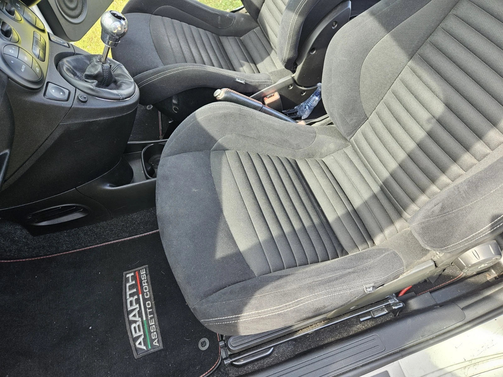Used Genuine Abarth Sabelt 70 GT Alcantara Front Seats Only - Abarth Tuning