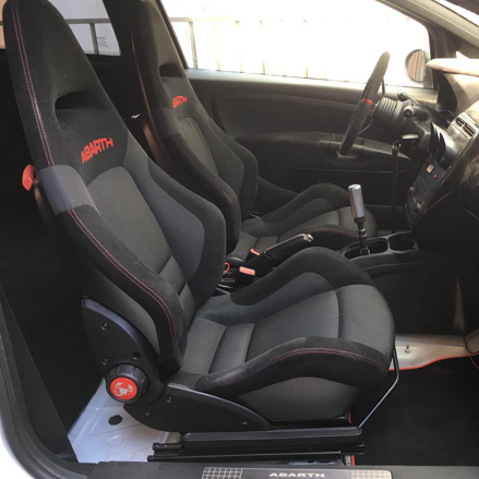 Abarth Punto TMC Motorsport Sabelt Seat Lowering Brackets - Abarth Tuning