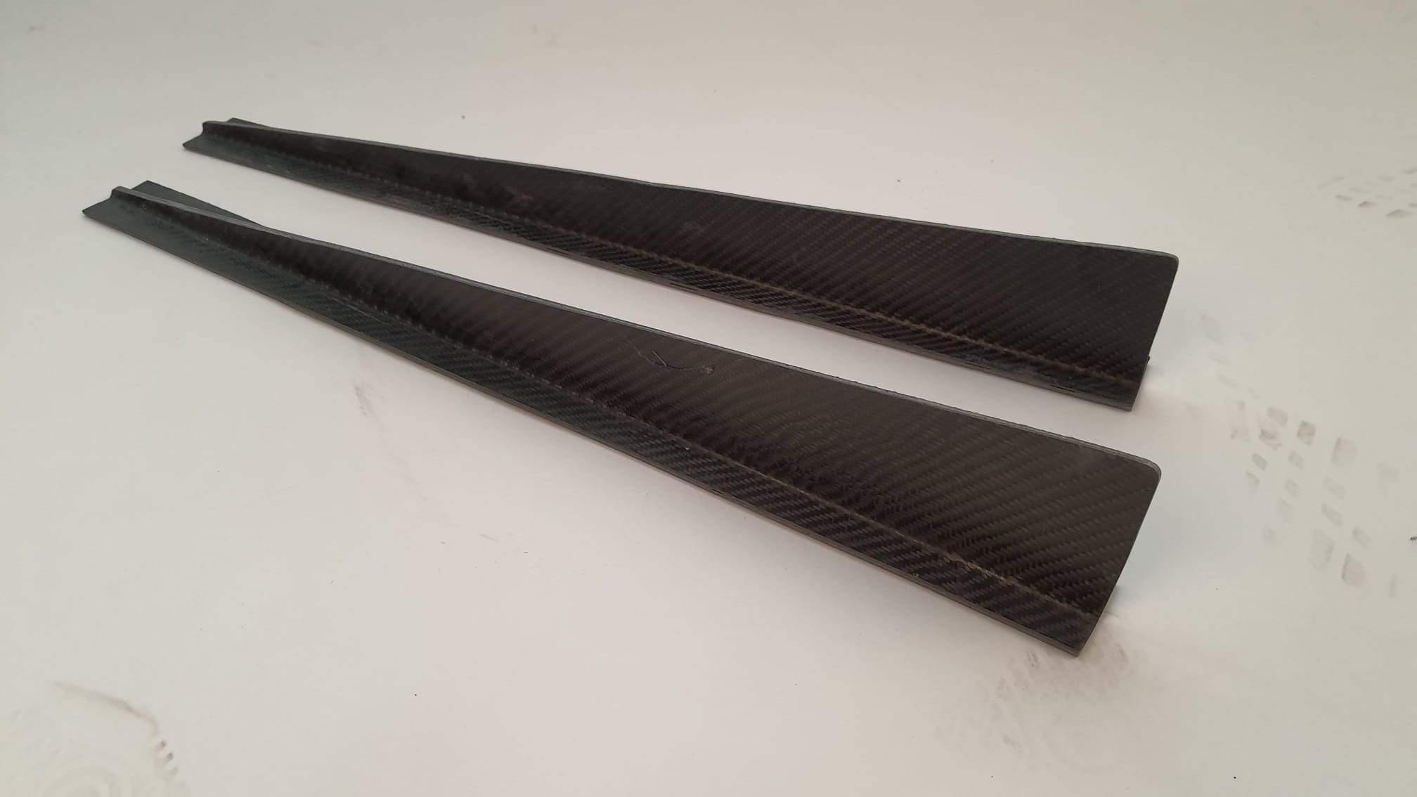 Abarth 500 / 595 / 695 Racing/Competition Rear Flaps for Rear Undertray- Cadamuro - Abarth Tuning