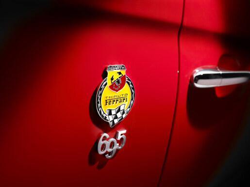 Genuine Abarth 695 Tributo Ferrari Rear Wing Badge - Abarth Tuning