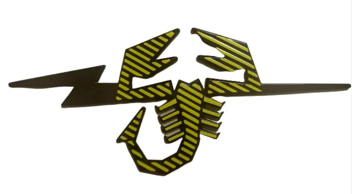 Genuine Abarth Lightning Badge, Nearside - Abarth 500e - Abarth Tuning