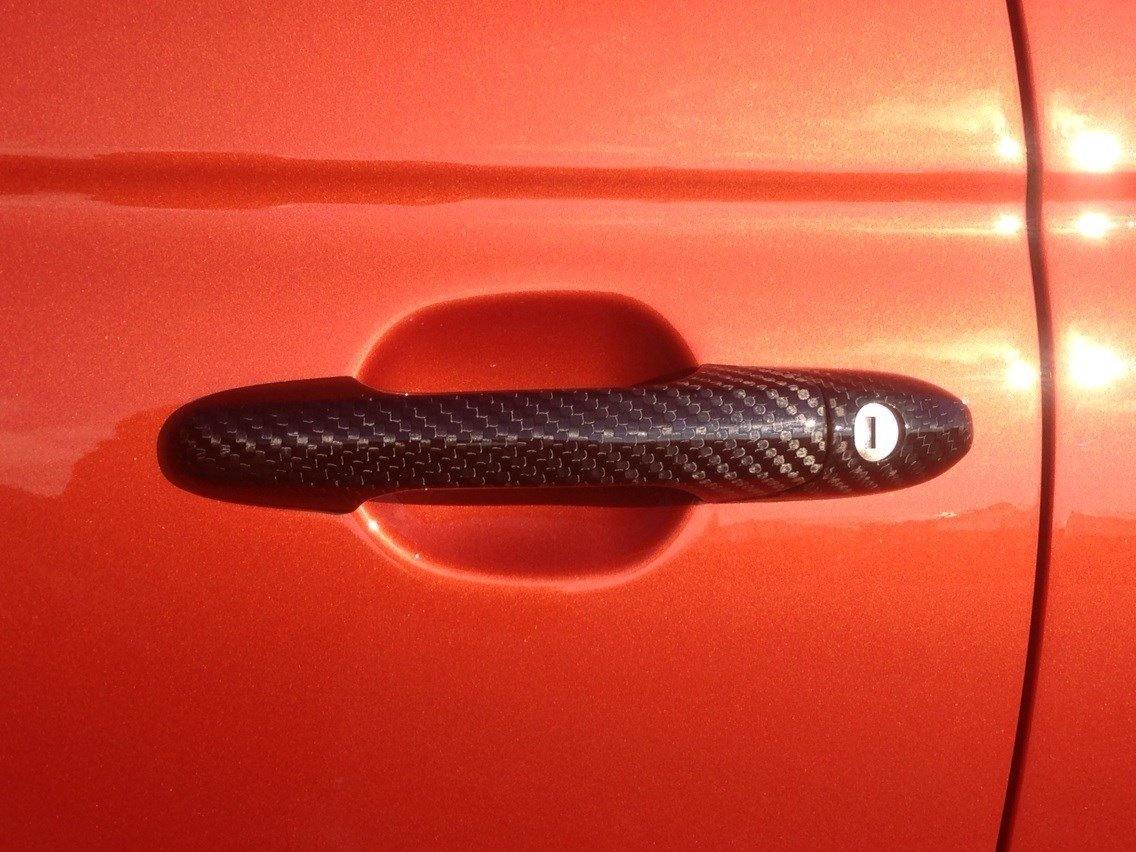 Abarth 500 / 595 / 695 Door Handles - Carbon Fibre - Abarth Tuning