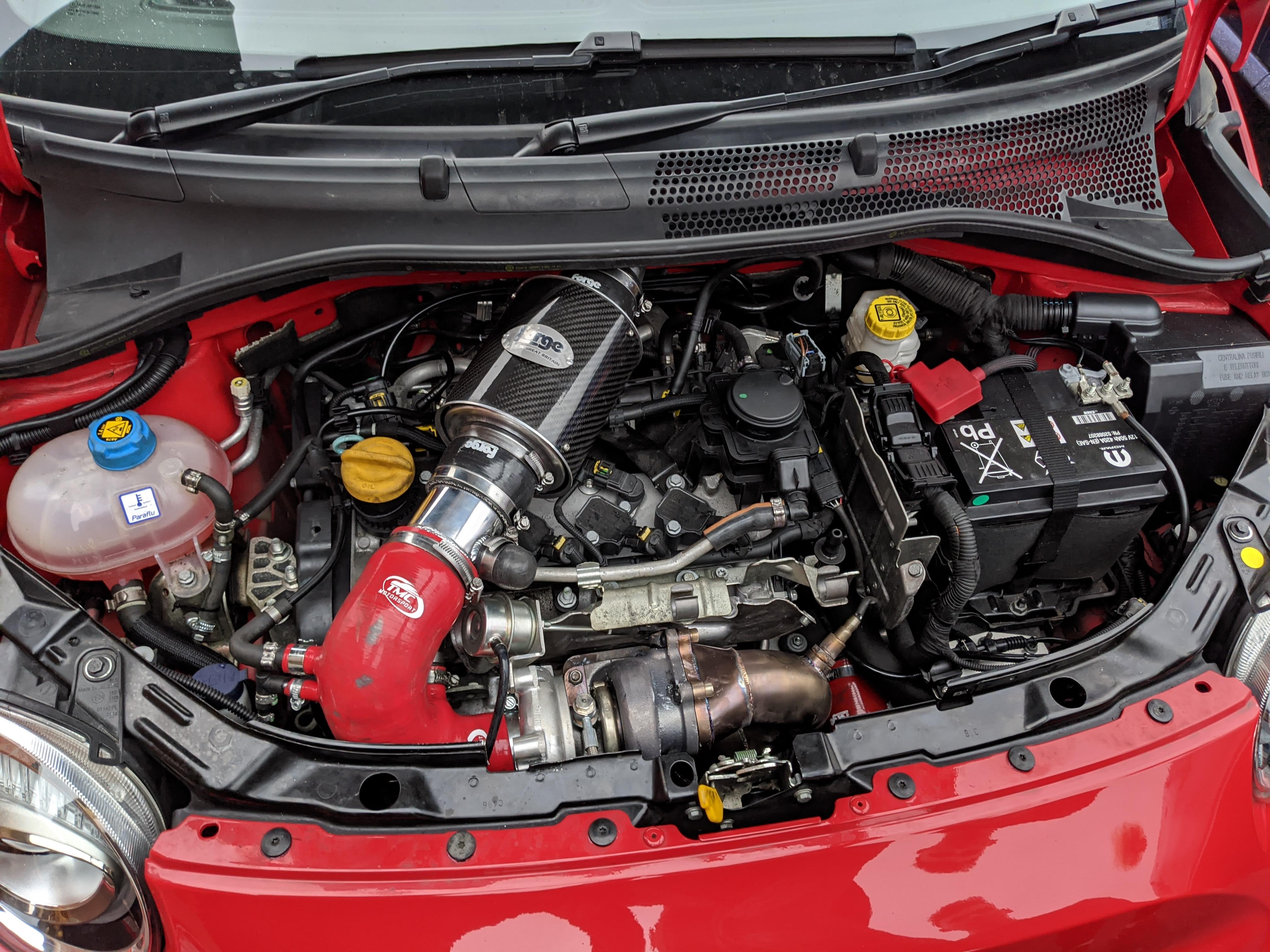 TMC Silicone Intake Hose for Abarth 500 / 595 / 695 T-Jet - IHI/TD04 Turbo - Abarth Tuning
