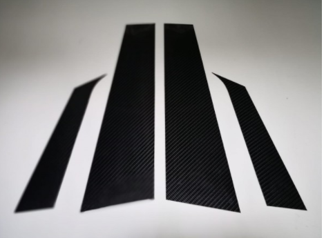 Abarth Punto Evo Door Trim Mouldings Carbon - 5 Door Model - Abarth Tuning