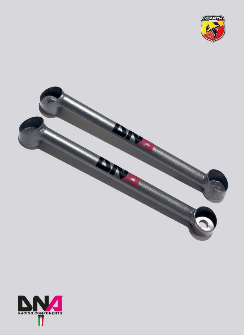 Abarth 500 USA Front Lateral Subframe Tie Rods Kit - DNA RACING - Abarth Tuning