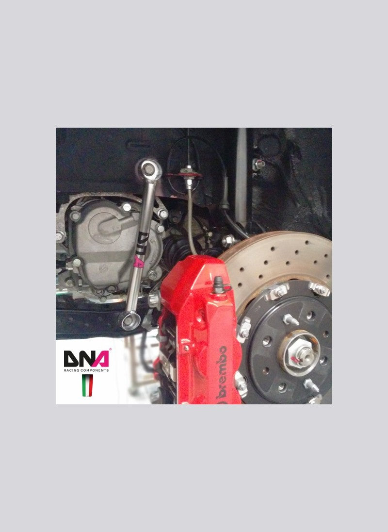 Abarth 500 USA Front Lateral Subframe Tie Rods Kit - DNA RACING - Abarth Tuning