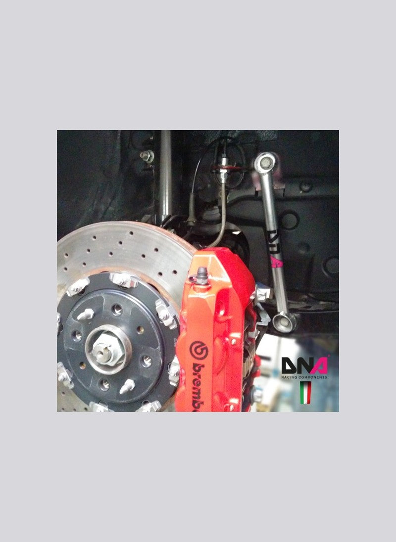 Abarth 500 USA Front Lateral Subframe Tie Rods Kit - DNA RACING - Abarth Tuning