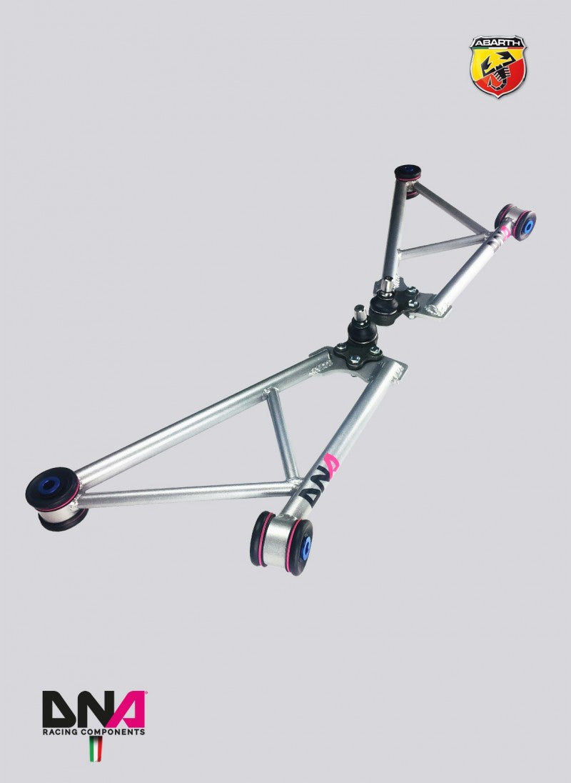 Abarth 500 USA Front Suspension Arm Kit USA - DNA RACING - Abarth Tuning