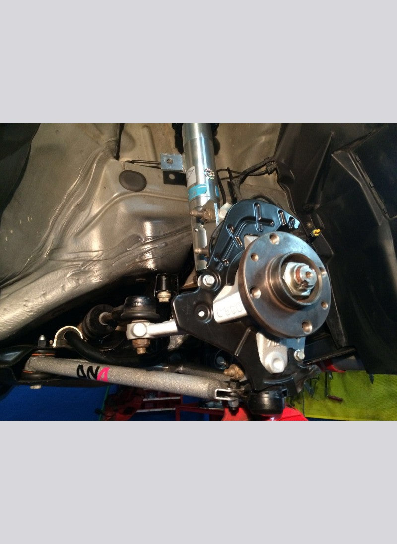 Abarth 500 USA Front Suspension Arm Kit USA - DNA RACING - Abarth Tuning