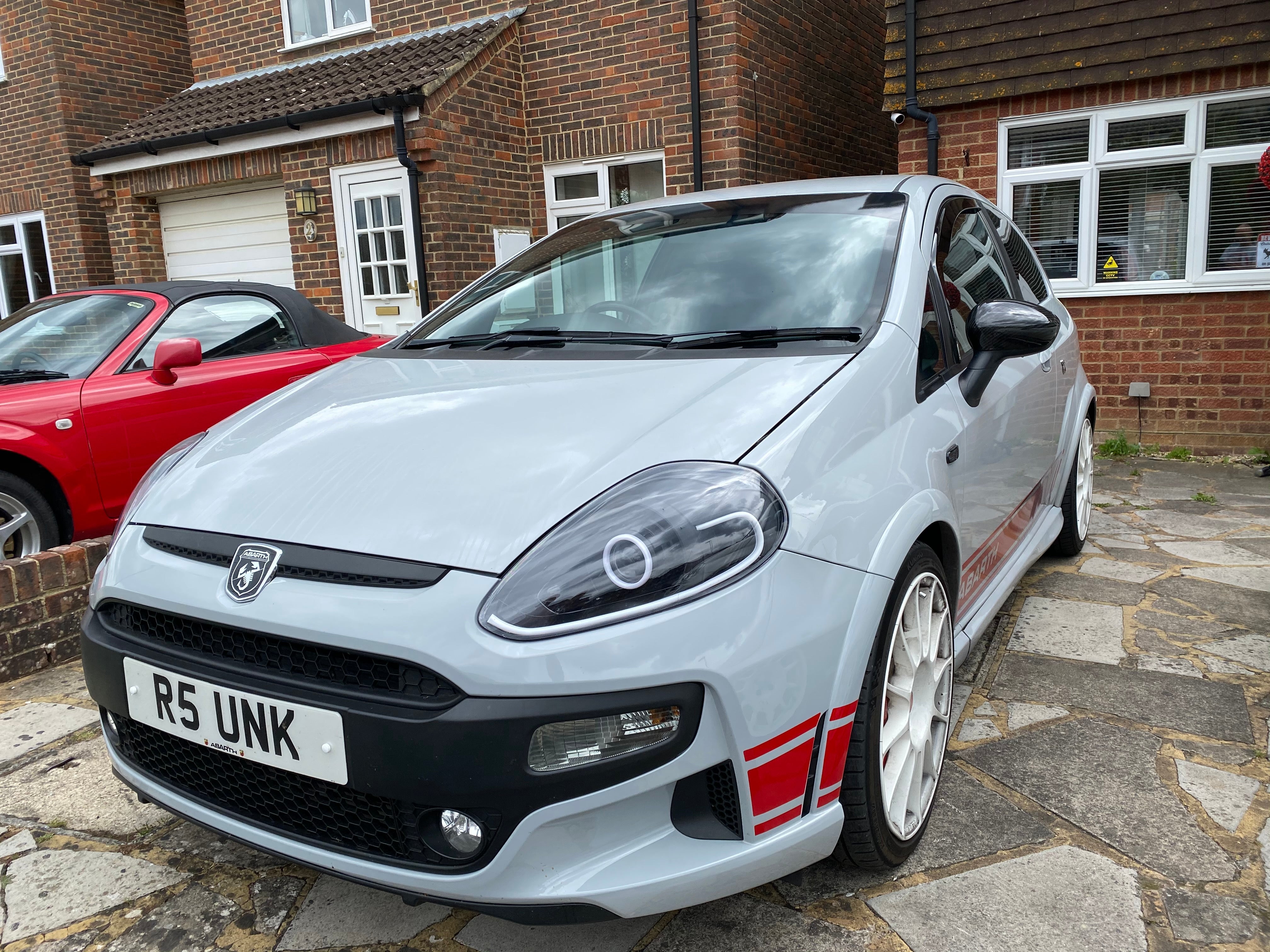 Abarth Abarth Punto Pre-cut, Easy Fit Plain Sunstrip - Essential Squeegee Included - Abarth Tuning