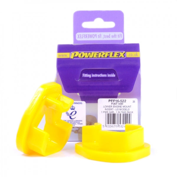 Abarth 500 USA Powerflex Lower Engine Mount Insert (Fast Road) - Abarth Tuning