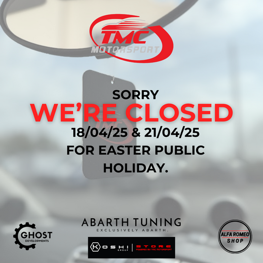 Closed for Easter Holiday - 18/04/25 - 21/04/25