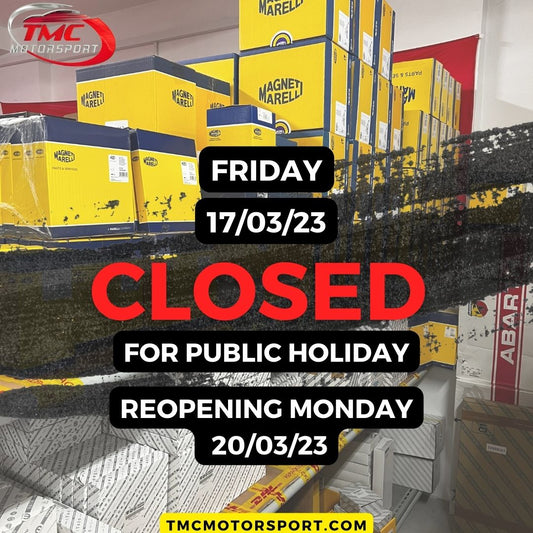 Public Holiday Closure - 17/03/23