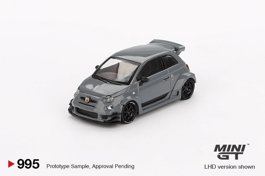 ミニカー CarPin Models Fiat ABARTH 595 Mini GT Abarth Model Car - Abarth 595 LB-Works x Abas Works