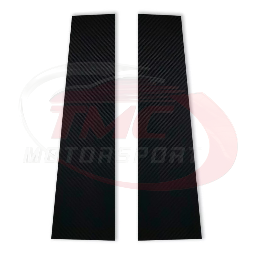 Abarth 500/595/695 Carbon Fibre Look Central Pillar Cover Stickers