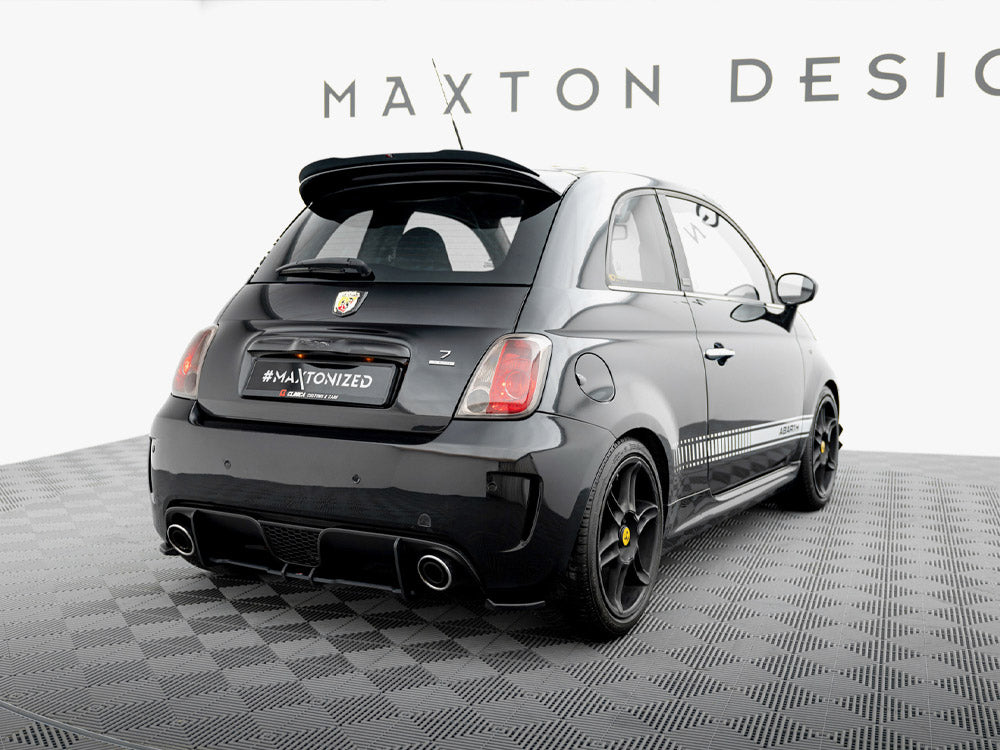 MAXTON DESIGN REAR SIDE SPLITTERS V.2 FIAT 500 ABARTH MK1 (2008-2016)