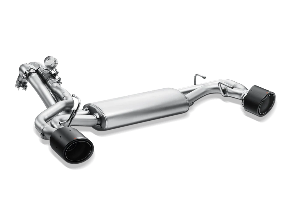 Akrapovič Exhaust for 500 / 595 / 695 Including Exhaust Tips with Valve & Sound Kit - Abarth Tuning